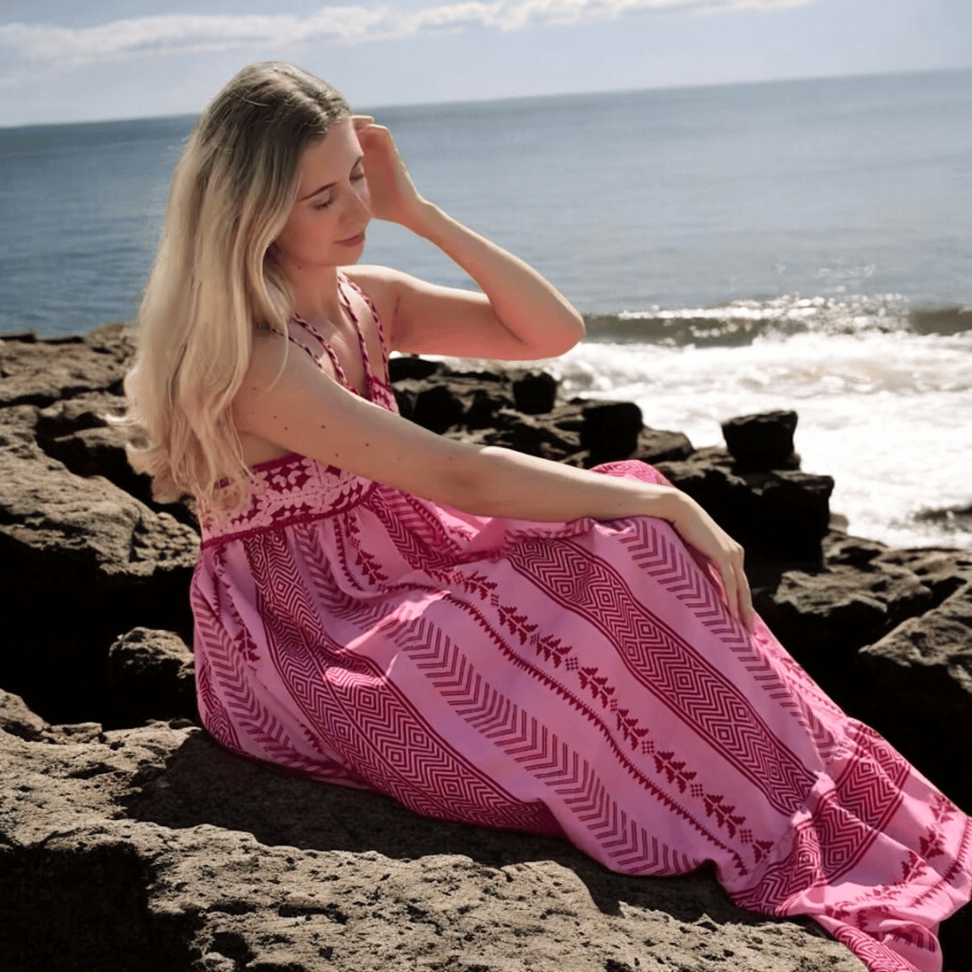 Livia Knitted Maxi Sundress