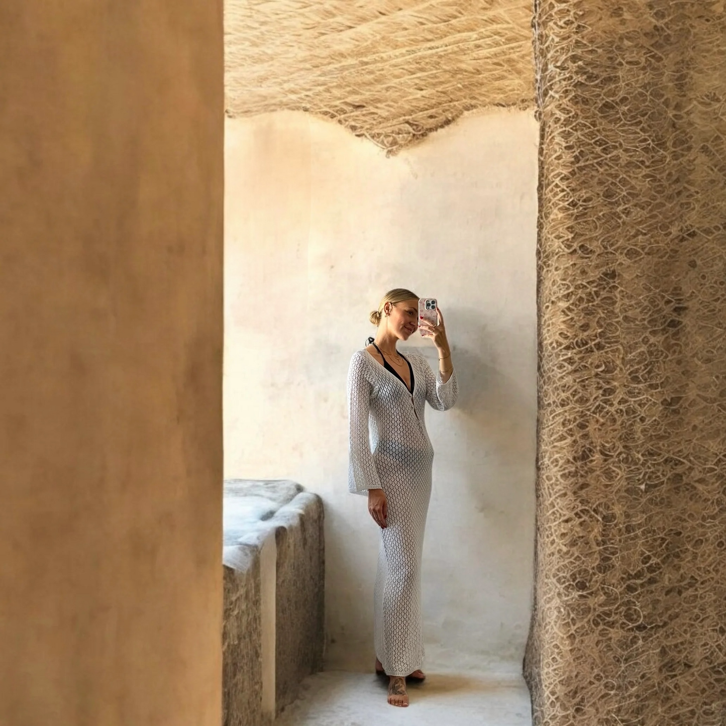 Eva Knit Cover-Up Beach Dress