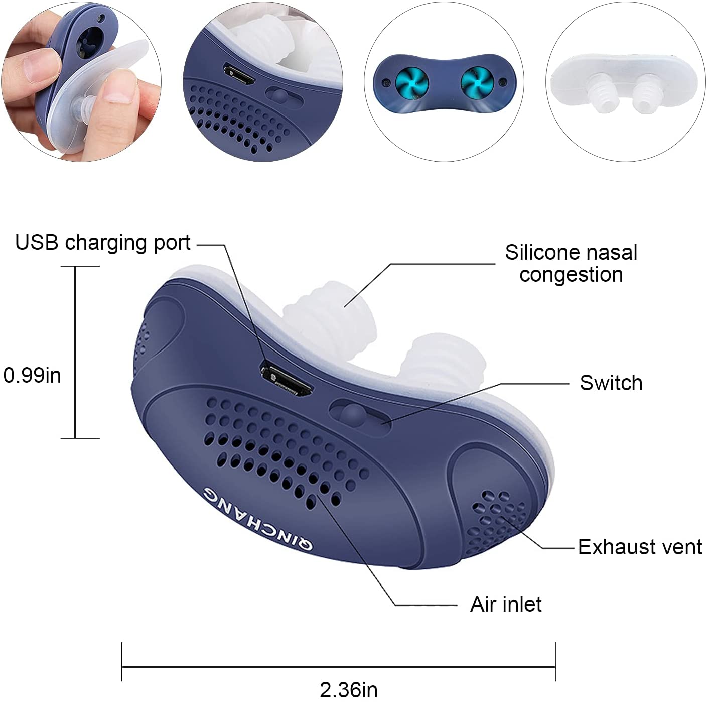 BetterSleep™ Portable CPAP Machine For Travel (Anti-Snoring Device)
