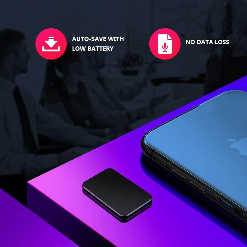 Ultra-Thin Voice Activated Recorder