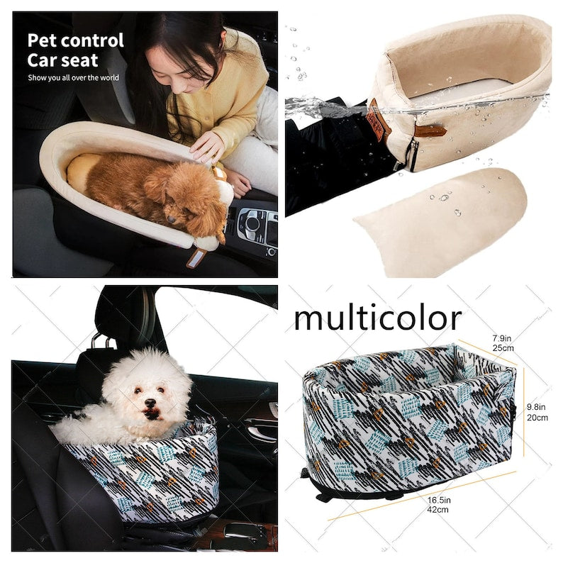 Universal Dog and Cat Car Seat Pet Carrier - Pet Car Carrier Bags For Small Dogs & Cats