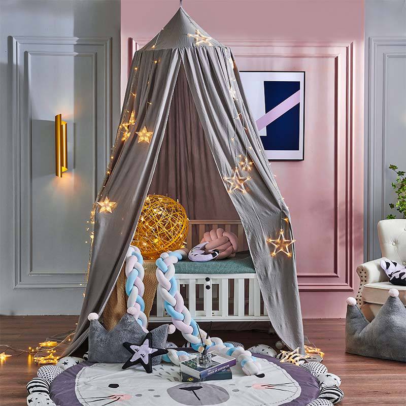 Bed Canopy Kids Mosquito Net Crib Tent Cover for Kids
