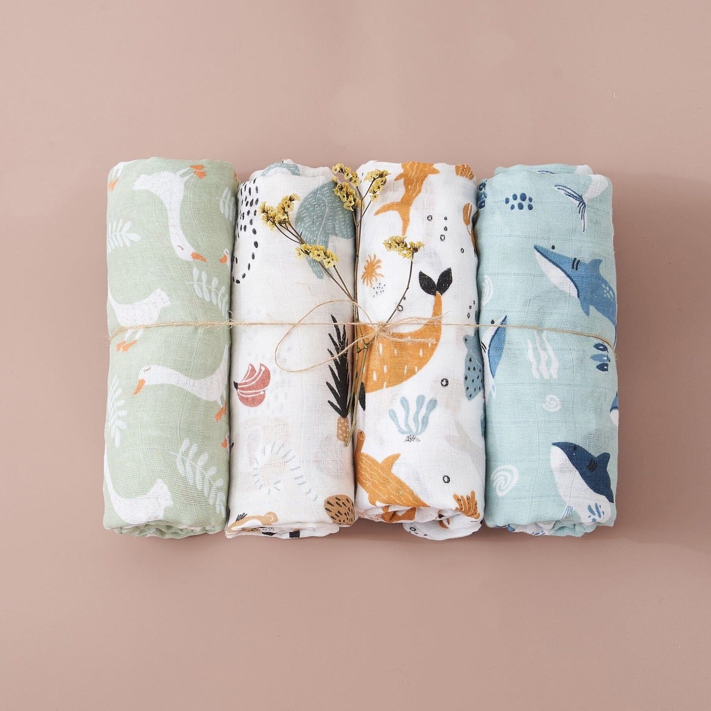 Organic Soft Muslin Swaddle Blanket