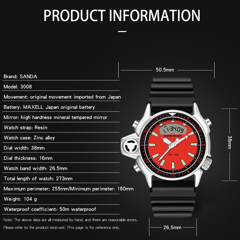 Tactical Military Watch S-Shock G-3008