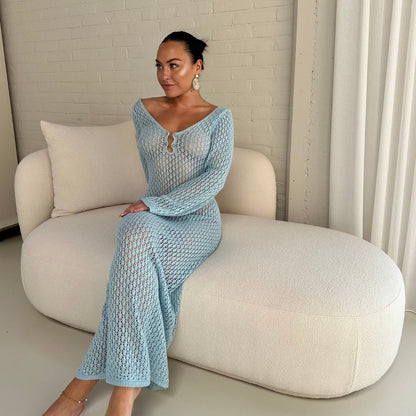 Eva Knit Cover-Up Beach Dress