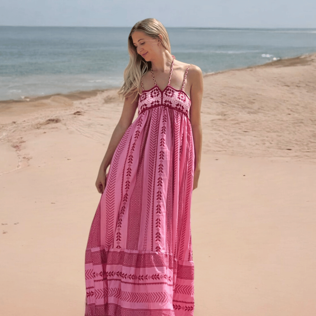 Livia Knitted Maxi Sundress