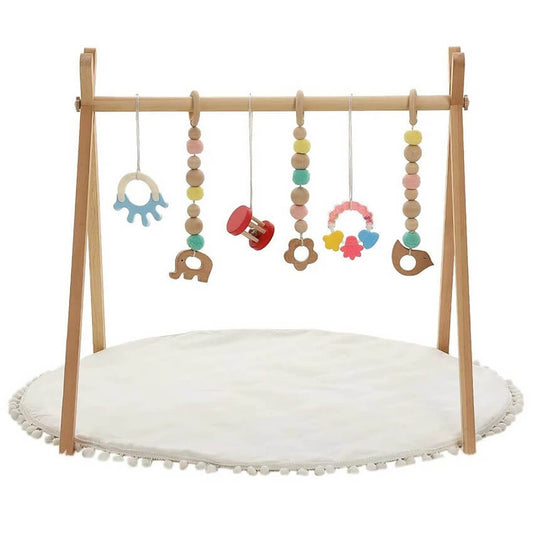 Baby Play Gym & Playmat With 6 Toys
