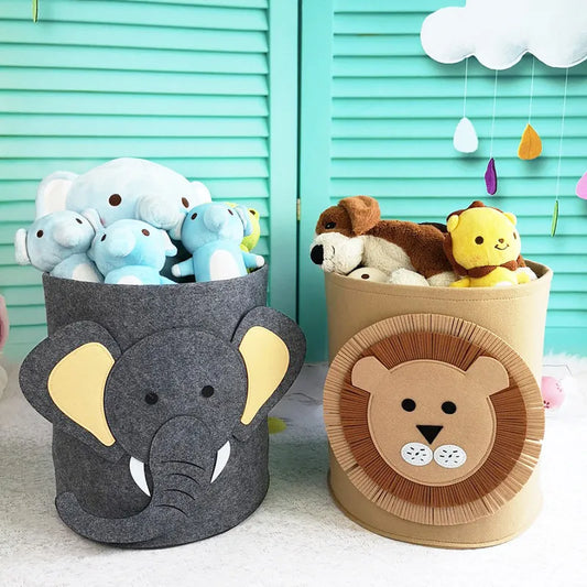 Toy Basket - Cotton Animal Kids Storage Bins