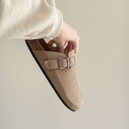 Suede Clogs