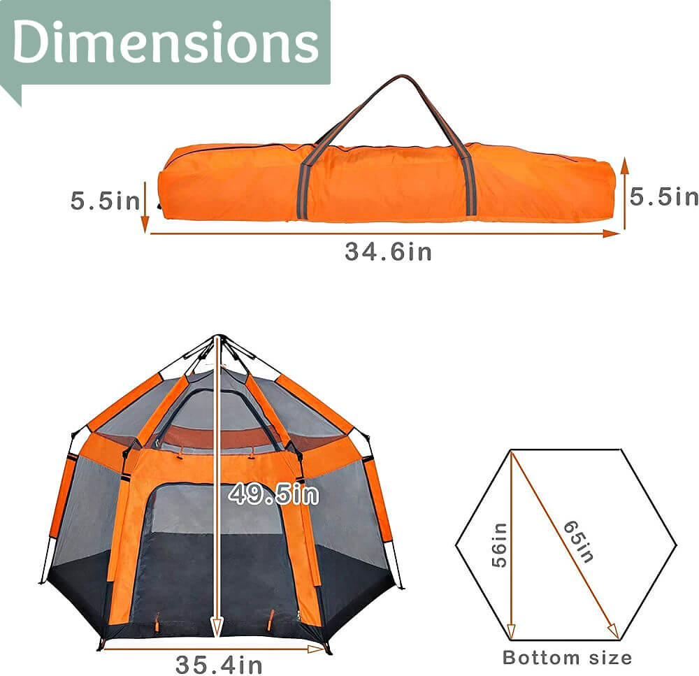 Pop 'N Play Portable Baby Playpen | Outdoor & Indoor Lightweight Toddler Pop-Up Tent