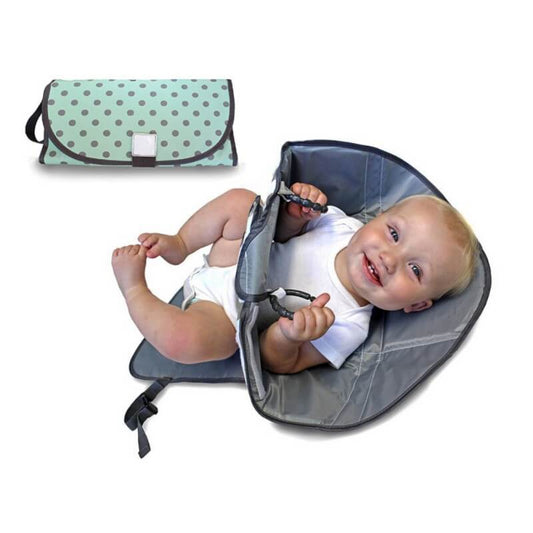 Diaper Clutch "Hands-Off" Portable Changing Pad