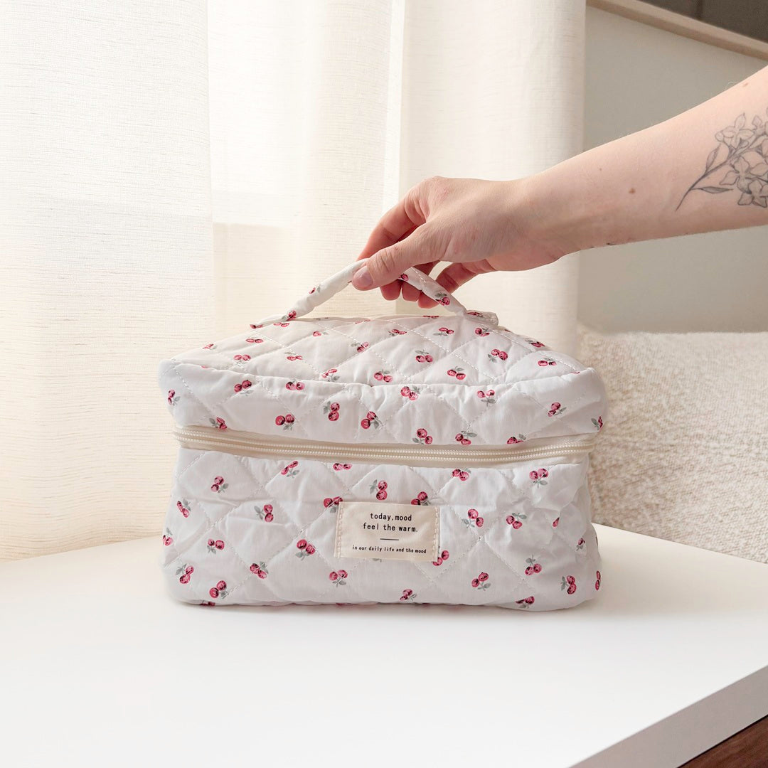 3 PCS Cherry Makeup Bags