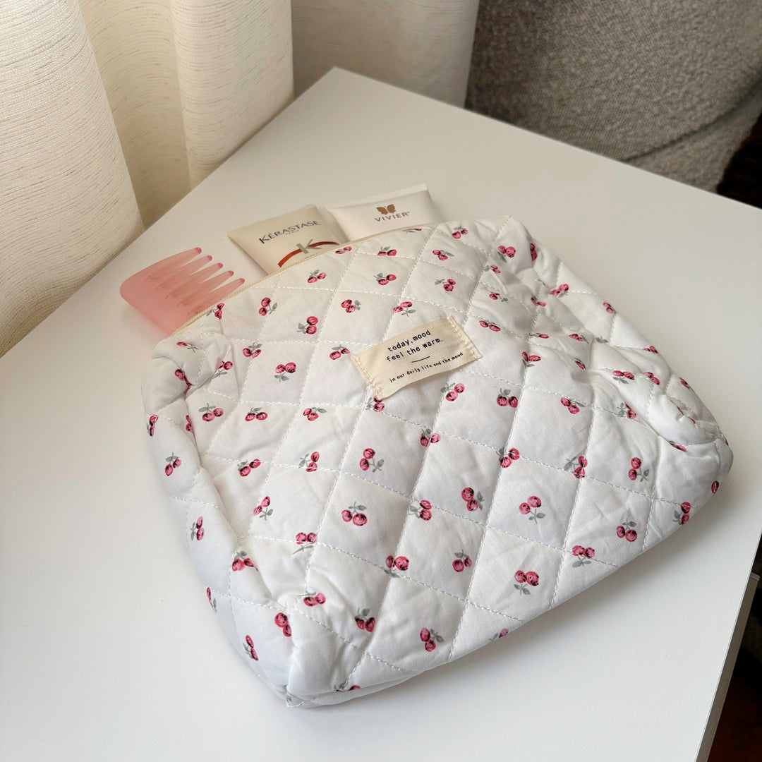 3 PCS Cherry Makeup Bags