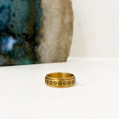 Floral Spinner Ring