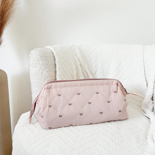 Celeste Bow Makeup Bag
