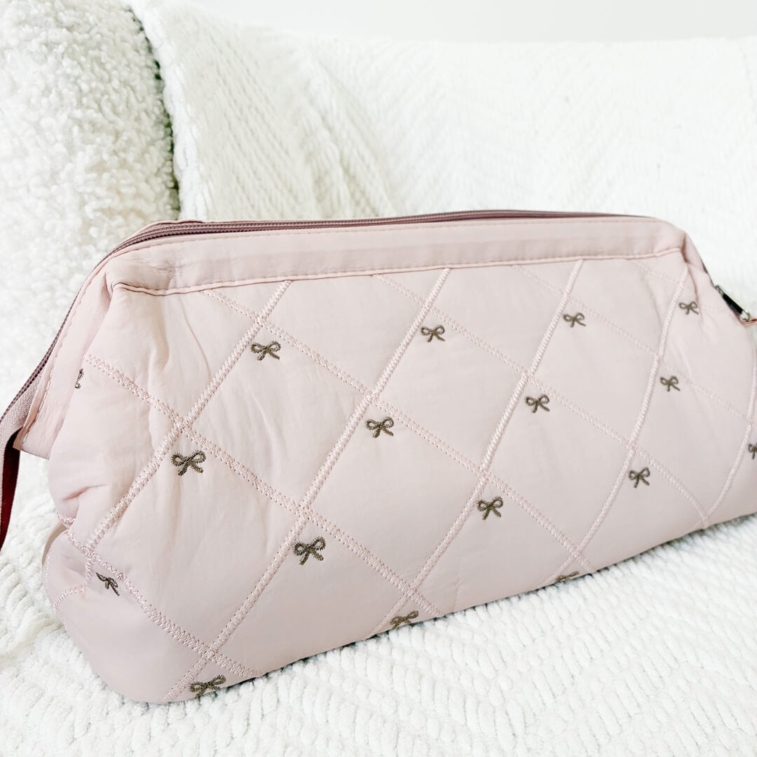 Celeste Bow Makeup Bag