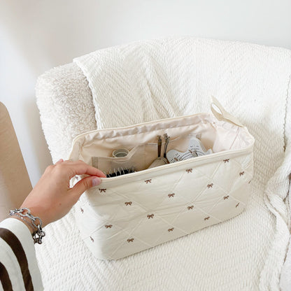 Celeste Bow Makeup Bag
