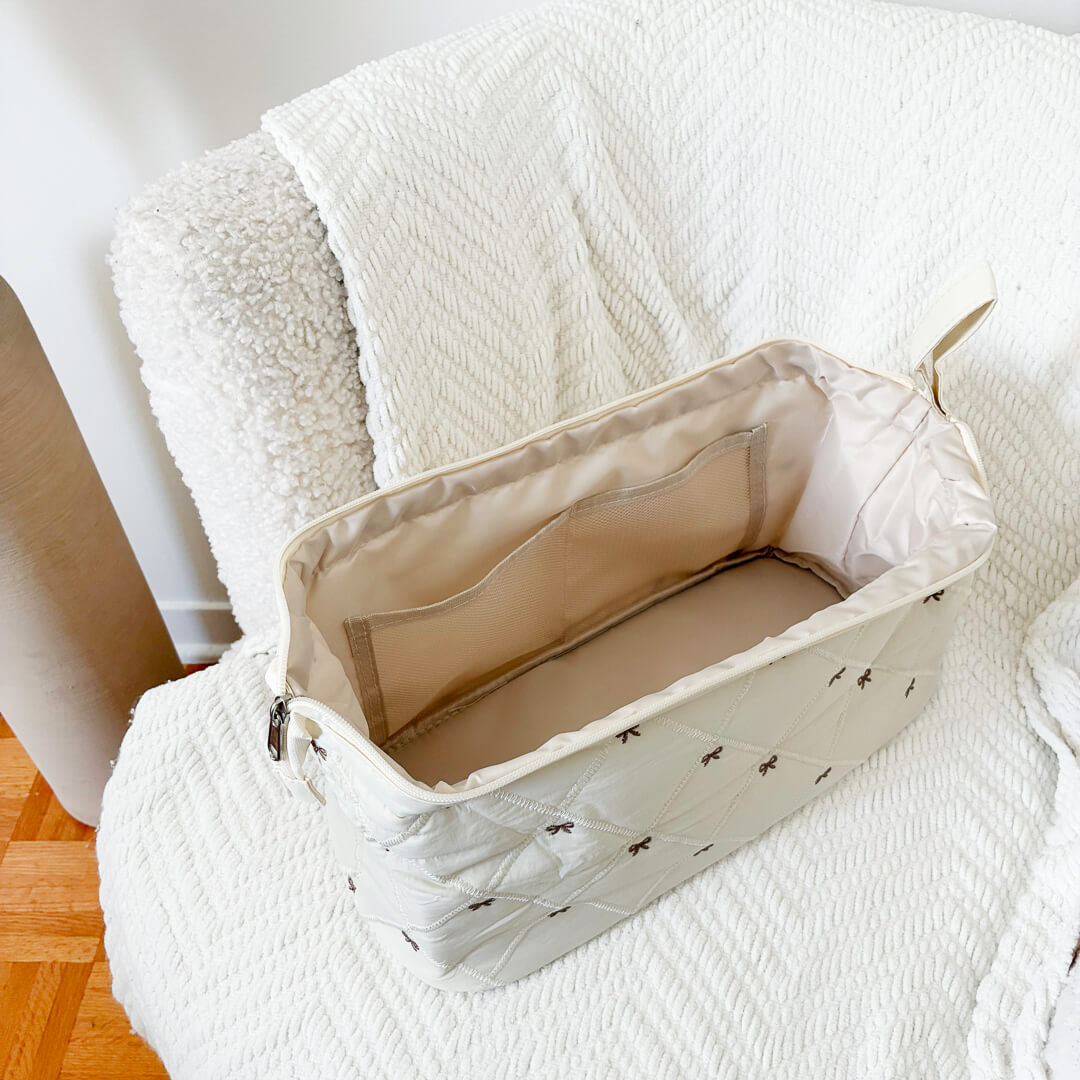 Celeste Bow Makeup Bag