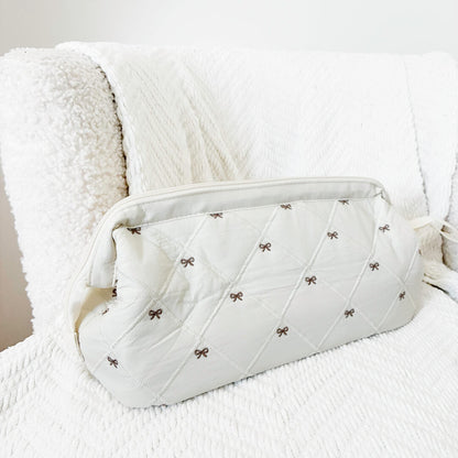 Celeste Bow Makeup Bag