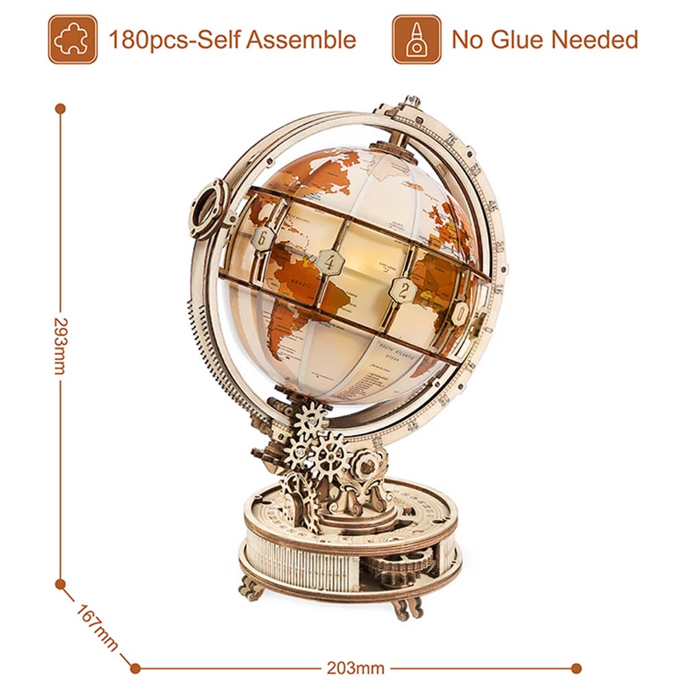 3d Puzzles For Adults - LED Luminous Globe