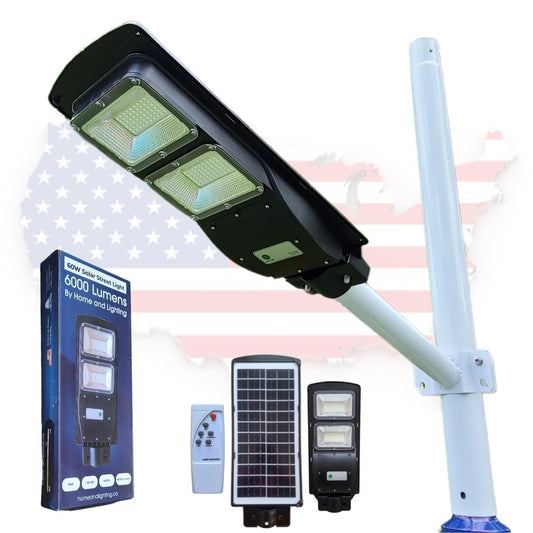 Solar Street Light - 60W High Brightness 6000 Lumens