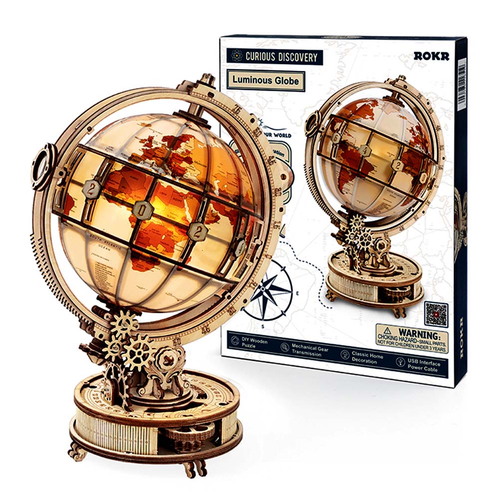 3d Puzzles For Adults - LED Luminous Globe