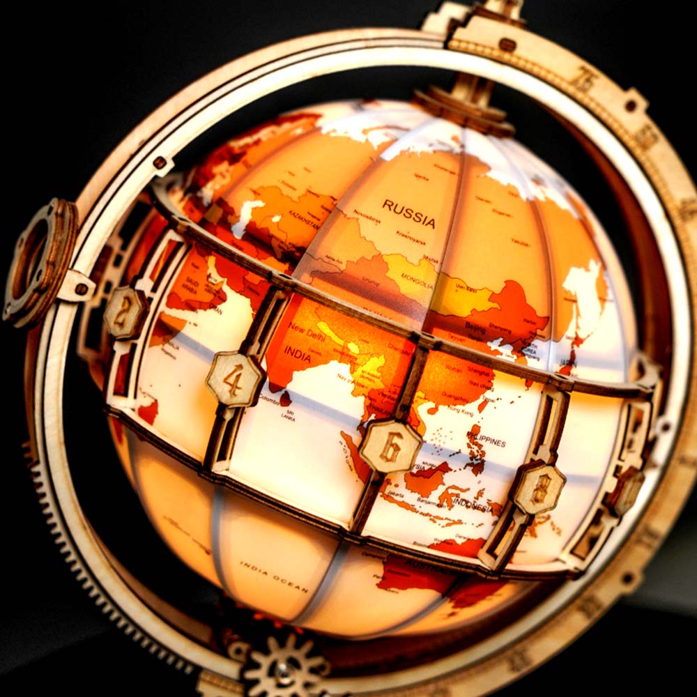 3d Puzzles For Adults - LED Luminous Globe