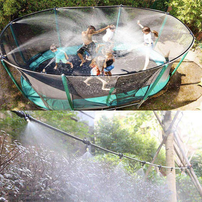 Outdoor mist spray cooling system