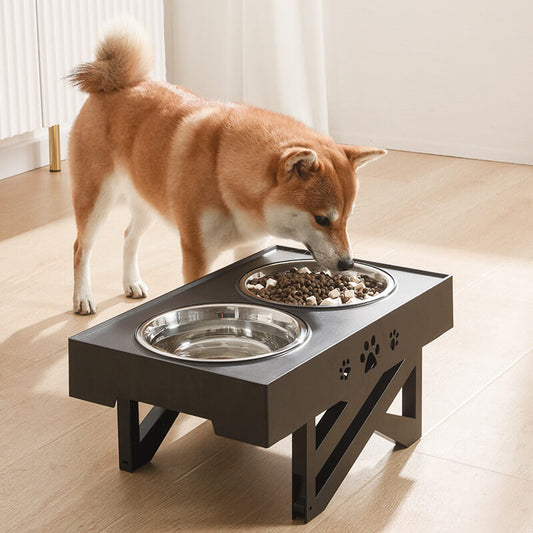 Elevated Dog Bowls - Adjustable Raised Dog Bowl