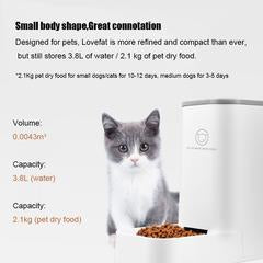 Automatic Cat Feeder - Timed Cat Feeder with Desiccant Bag for Dry Food