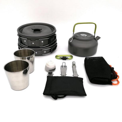 Camping Cookware Set -  Mess Kits for Camping & Backpacking