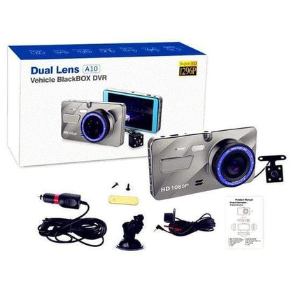 Car Front And Rear Dash Cam Surveillance (1080P HD)