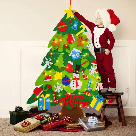 DIY Felt Christmas Tree - Xmas Gift for Kids
