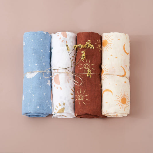 Organic Soft Muslin Swaddle Blanket