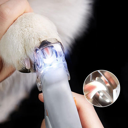 Professional Pet LED Nail Clipper - Gray